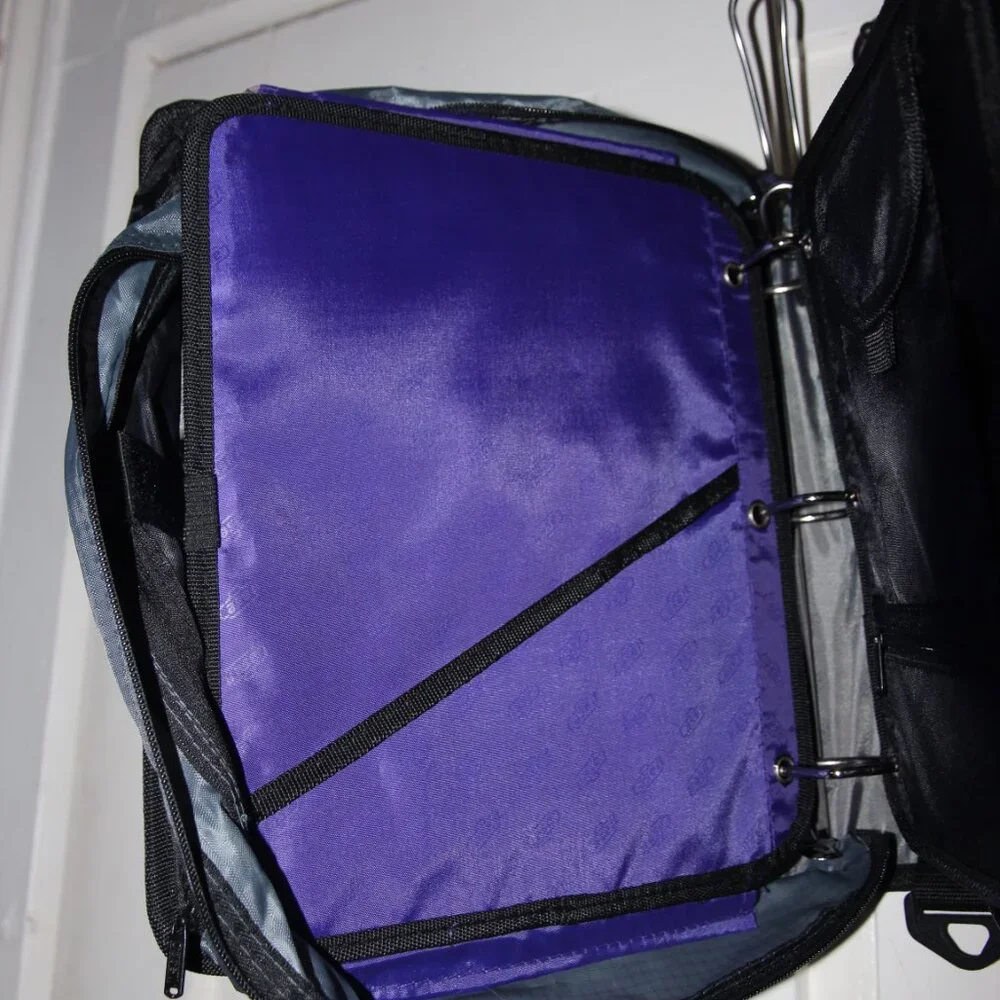 Purple Case-it Binder with Insert Organizer and Expandable folder Organizer